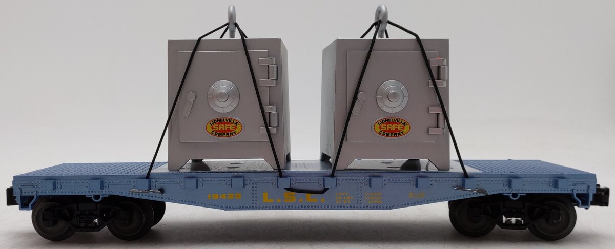 Lionel 6-19439 O Gauge Lionelville Safe Co. Flatcar with Safe Load EX/Box