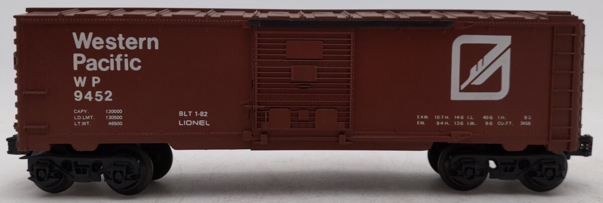Lionel 6-9452 O Gauge Western Pacific Boxcar #9452 EX/Box