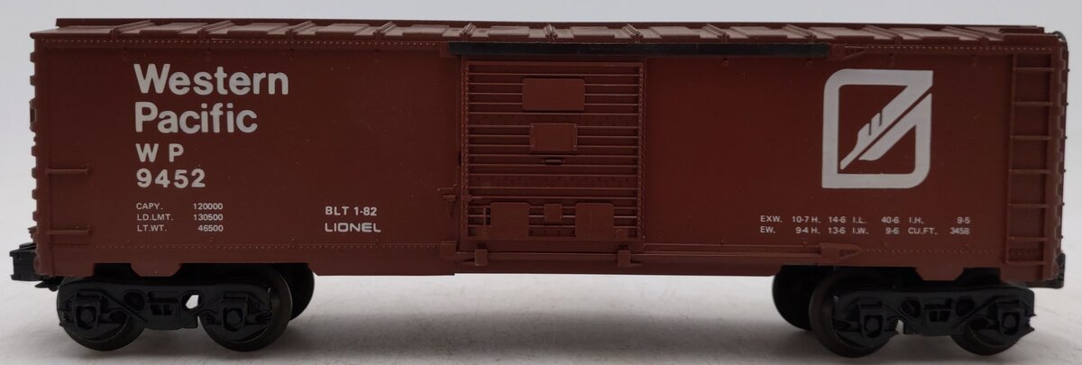 Lionel 6-9452 O Gauge Western Pacific Boxcar #9452 EX/Box
