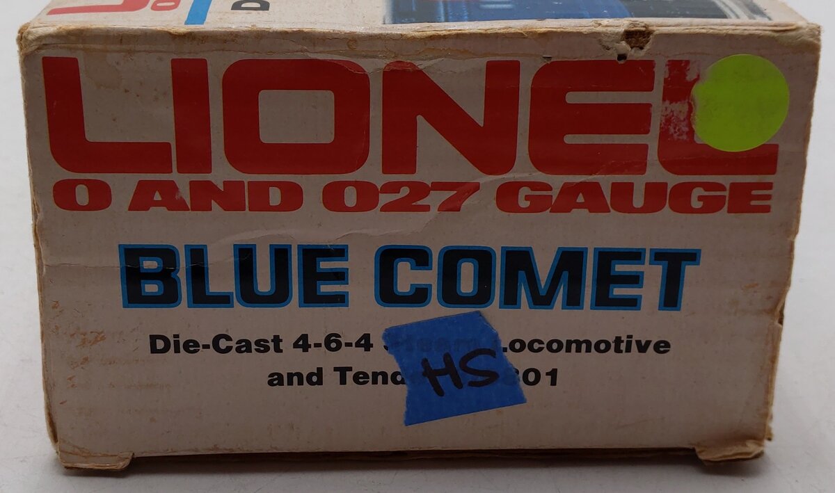 Lionel 6-8801 O Gauge Blue Comet 4-6-4 Steam Locomotive & Tender #8801 EX/Box