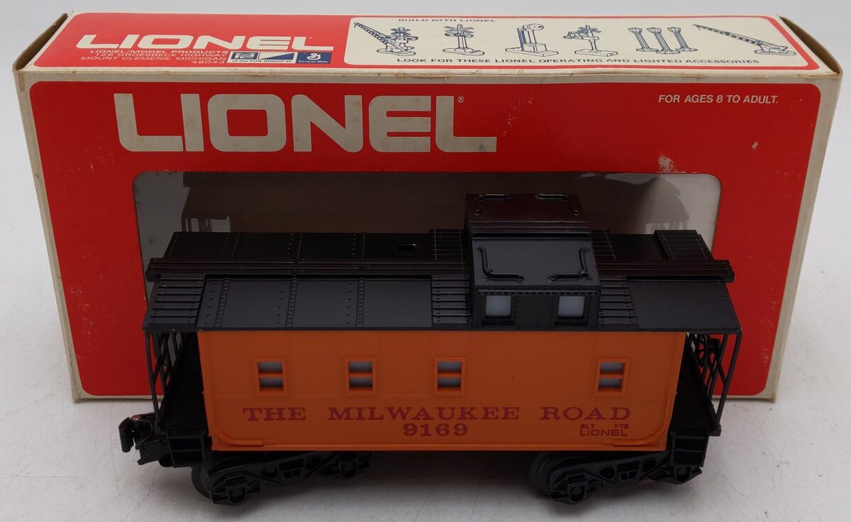 Lionel 6-9169 O Gauge Milwaukee Road Illuminated Caboose EX/Box