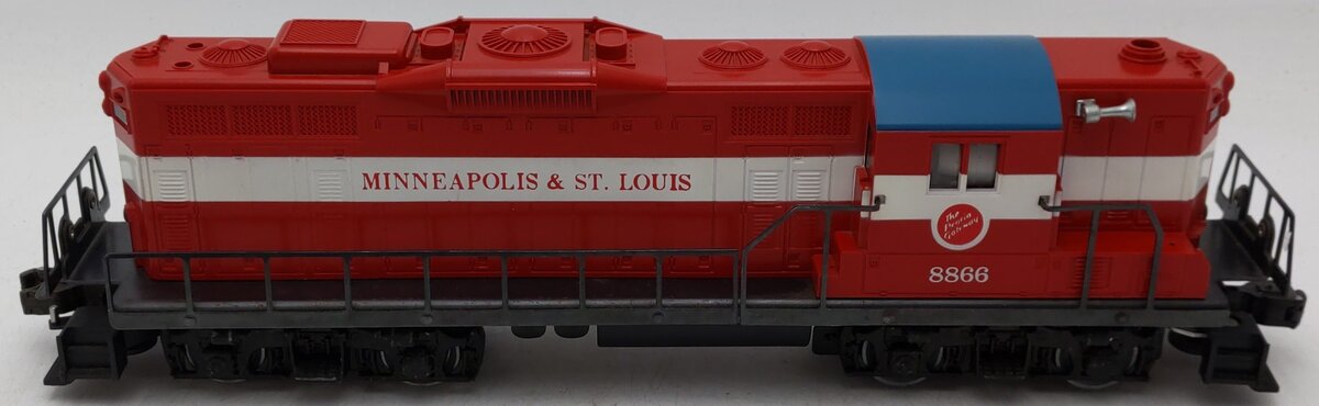 Lionel 6-8866 O Gauge Minneapolis and St. Louis GP-9 Powered Diesel Locomotive VG/Box