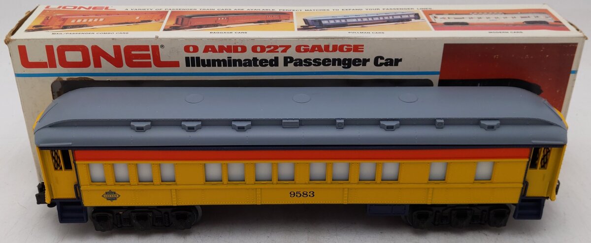 Lionel 6-9583 O Gauge Chessie Steam Special Passenger Car #9583 VG/Box