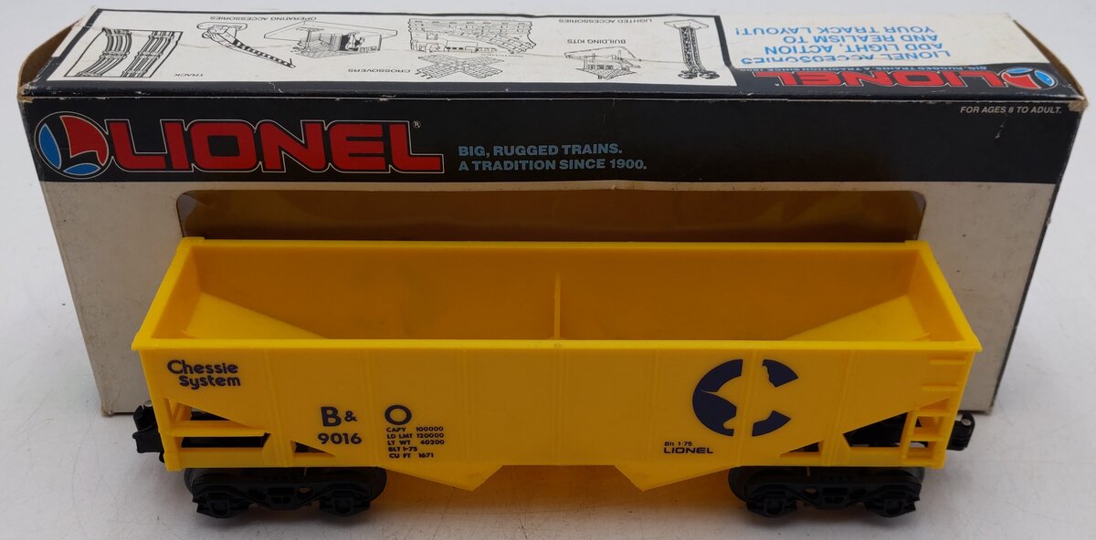 Lionel 6-9016 O Gauge LCCA Meet Special Baltimore & Ohio 2-Bay Hopper EX/Box