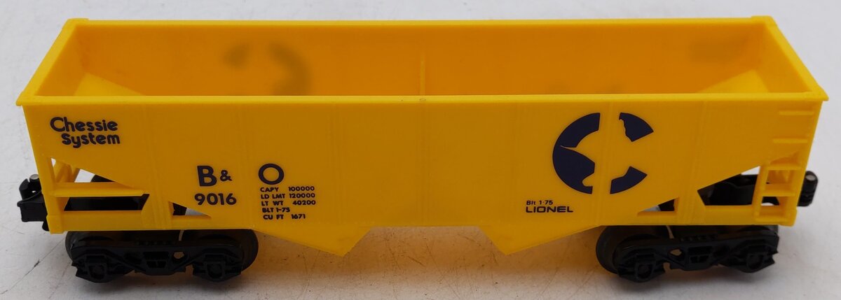 Lionel 6-9016 O Gauge LCCA Meet Special Baltimore & Ohio 2-Bay Hopper EX/Box