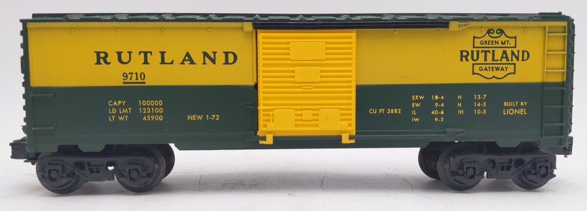 Lionel 6-9710 O Gauge Rutland Boxcar EX/Box