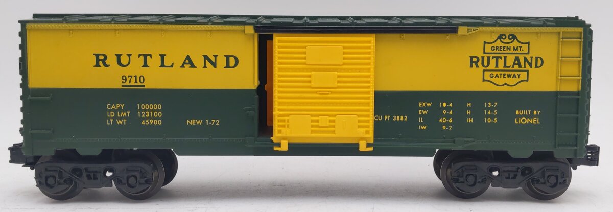 Lionel 6-9710 O Gauge Rutland Boxcar EX/Box