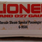 Lionel 6-9584 O Gauge Chessie Steam Special Passenger Car VG/Box