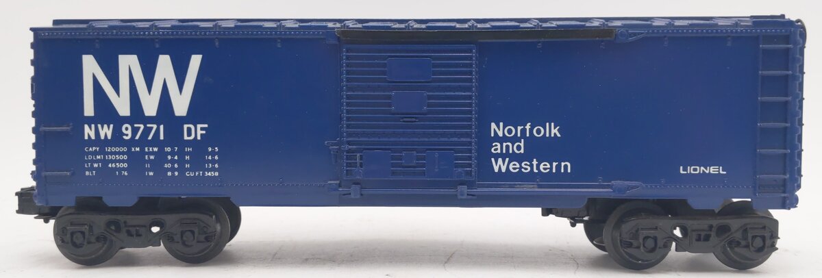 Lionel 6-9771 O Gauge Norfolk and Western Boxcar VG/Box