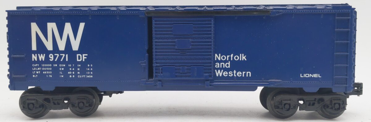 Lionel 6-9771 O Gauge Norfolk and Western Boxcar VG/Box