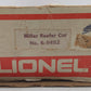 Lionel 6-9852 O Gauge Miller Beer Billboard Reefer Car EX/Box