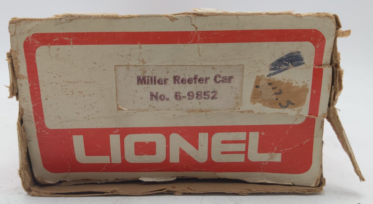 Lionel 6-9852 O Gauge Miller Beer Billboard Reefer Car EX/Box