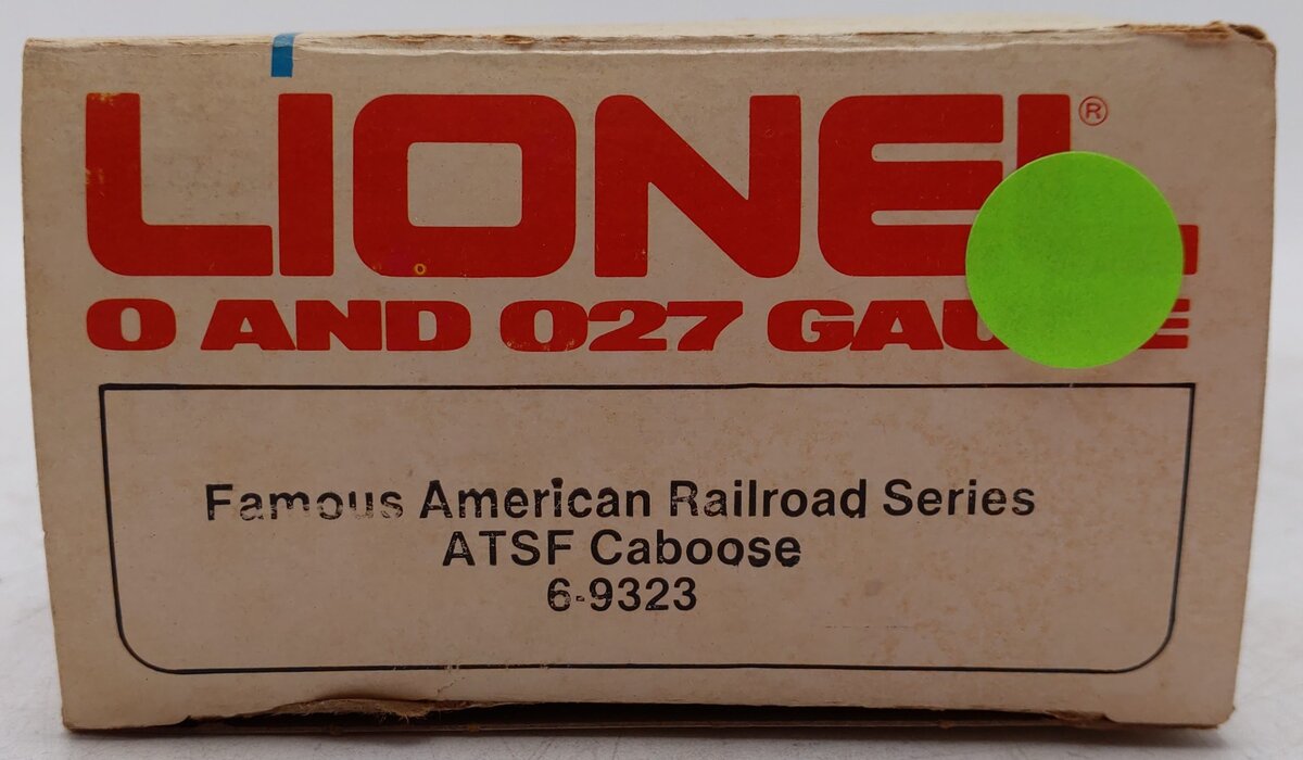 Lionel 6-9323 O Gauge Famous American Railroad Series ATSF Caboose EX/Box