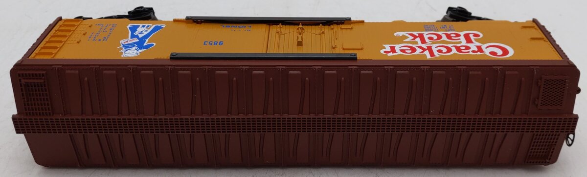Lionel 6-9853 O Gauge Cracker Jack Billboard Reefer Car (Yellow) EX/Box