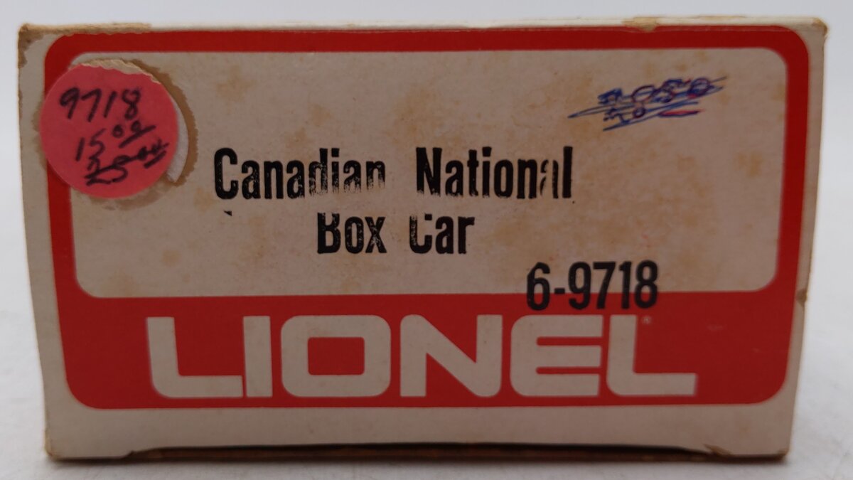 Lionel 6-9718 O Canadian National Box Car #9718 EX/Box