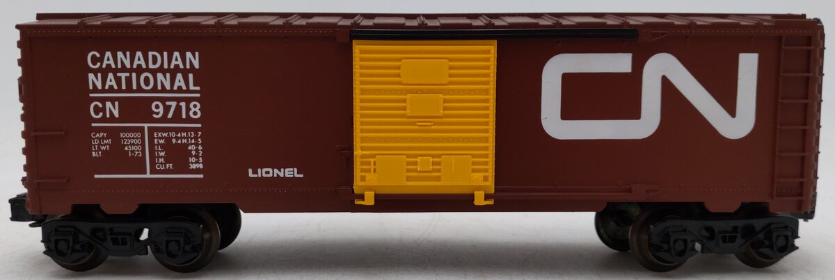 Lionel 6-9718 O Canadian National Box Car #9718 EX/Box
