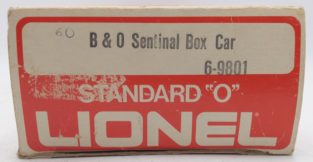 Lionel 6-9801 O Gauge Baltimore & Ohio Sentinel Box Car EX/Box