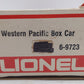 Lionel 6-9723 O Gauge Western Pacific Boxcar #9723 EX/Box