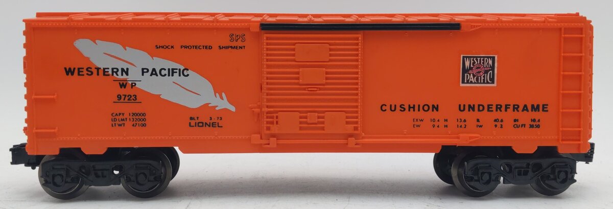 Lionel 6-9723 O Gauge Western Pacific Boxcar #9723 EX/Box