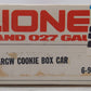 Lionel 6-9406 O Gauge Denver and Rio Grande West Cookie Boxcar LN/Box