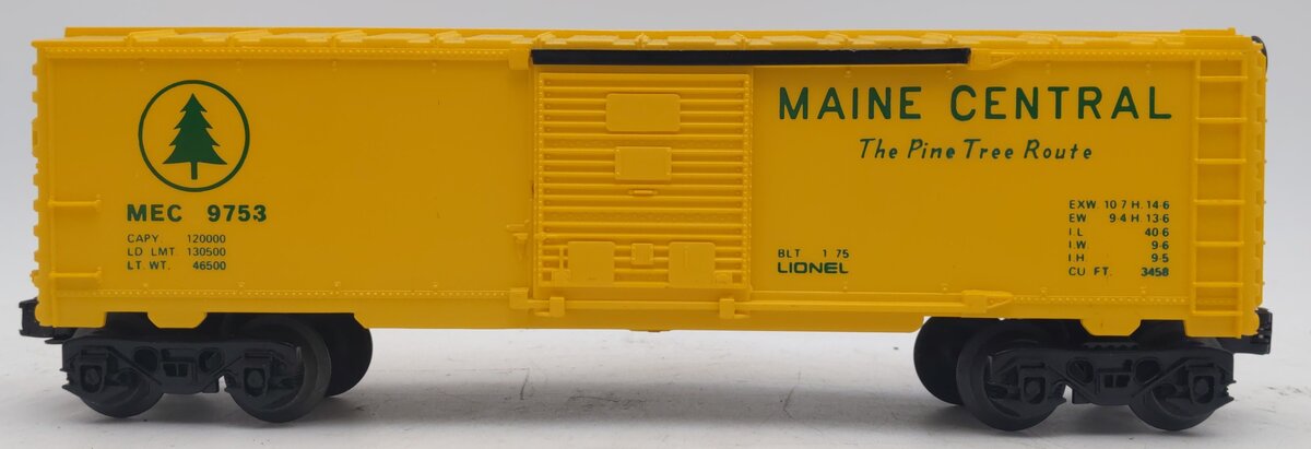 Lionel 6-9753 O Gauge Maine Central Boxcar VG/Box
