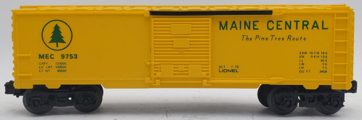 Lionel 6-9753 O Gauge Maine Central Boxcar VG/Box