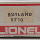 Lionel 6-9710 O Gauge Rutland Boxcar EX/Box