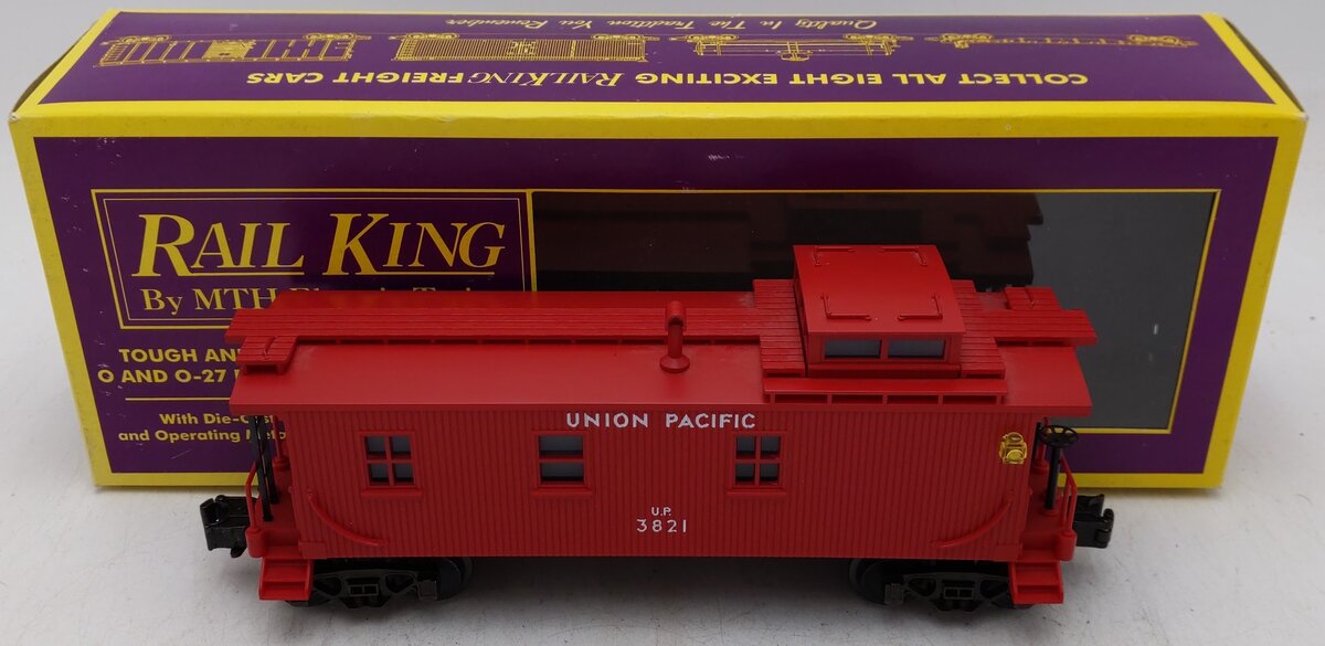 MTH 30-7702 O Gauge Union Pacific Caboose #3821 EX/Box