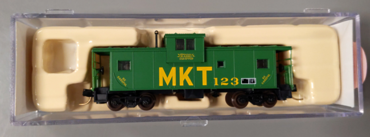 Atlas 30349 N Scale MKT Extended Vision Caboose #123 LN/Box