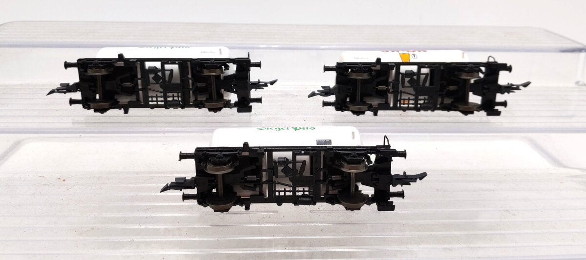 Roco 44049 HO Scale German Railroad DB Tank Car Set (Set of 3) LN/Box
