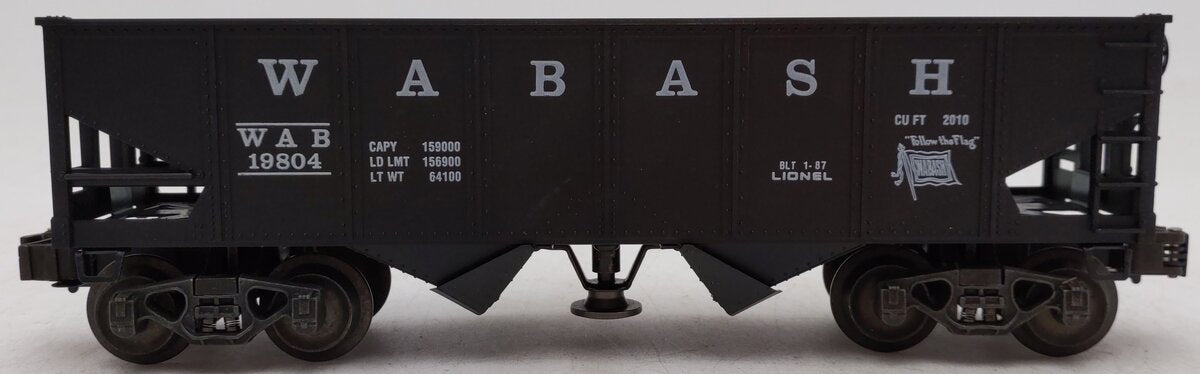 Lionel 6-19804 O Gauge Wabash Operating Hopper Car VG/Box