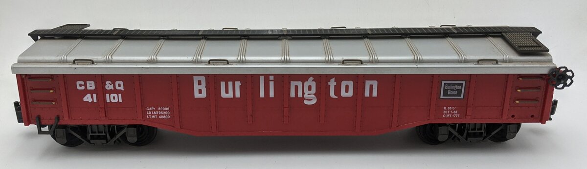 Aristo-Craft 41101 G Scale Burlington Covered Gondola EX