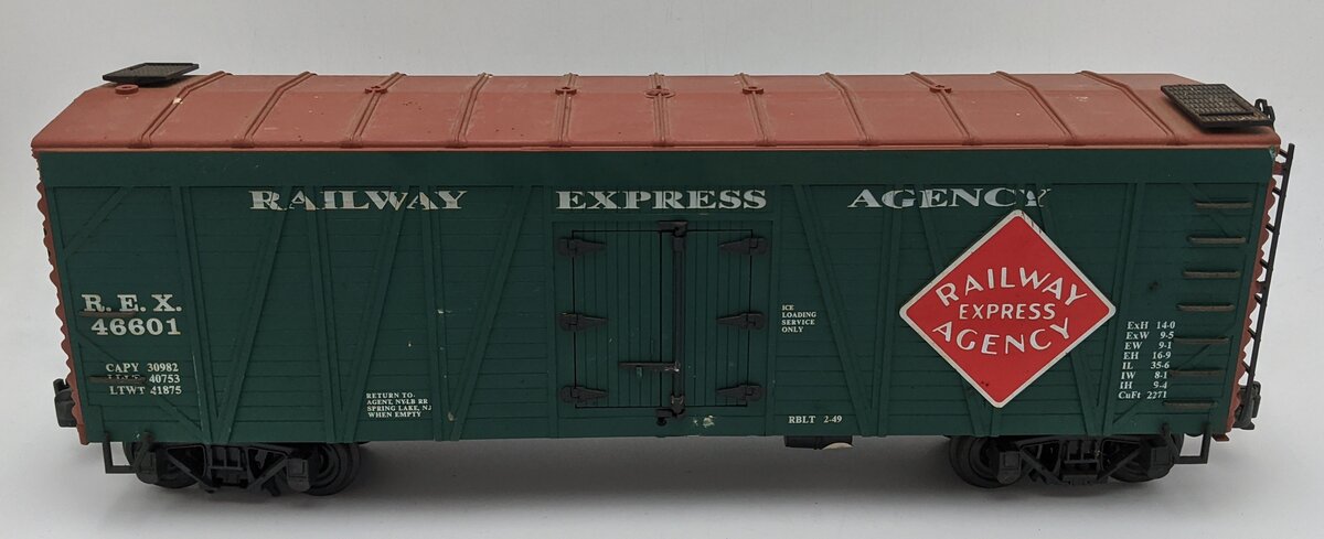 Aristo-Craft 46601 G Scale REA Truss Reefer Car VG