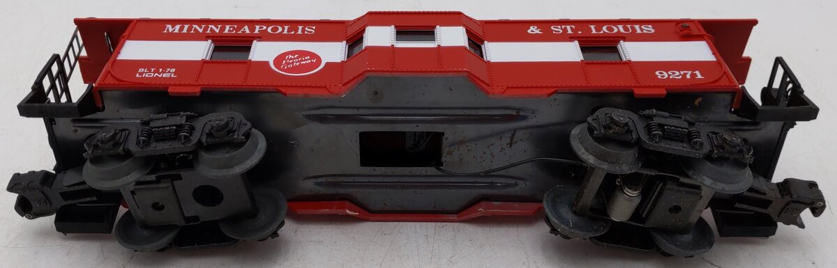 Lionel 6-9271 O Gauge Minneapolis & St. Louis Bay Window Lighted Caboose VG/Box