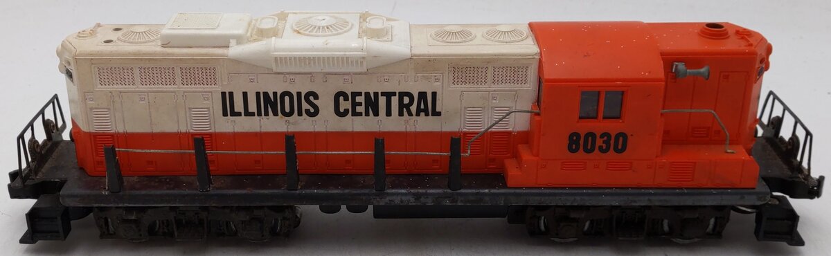 Lionel 6-8030 O Gauge Illinois Central GP-9 Diesel Locomotive #8030 VG/Box