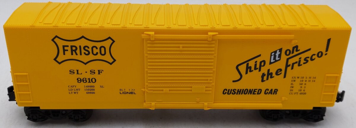 Lionel 6-9610 O Gauge Frisco Hi-Cube Boxcar EX/Box