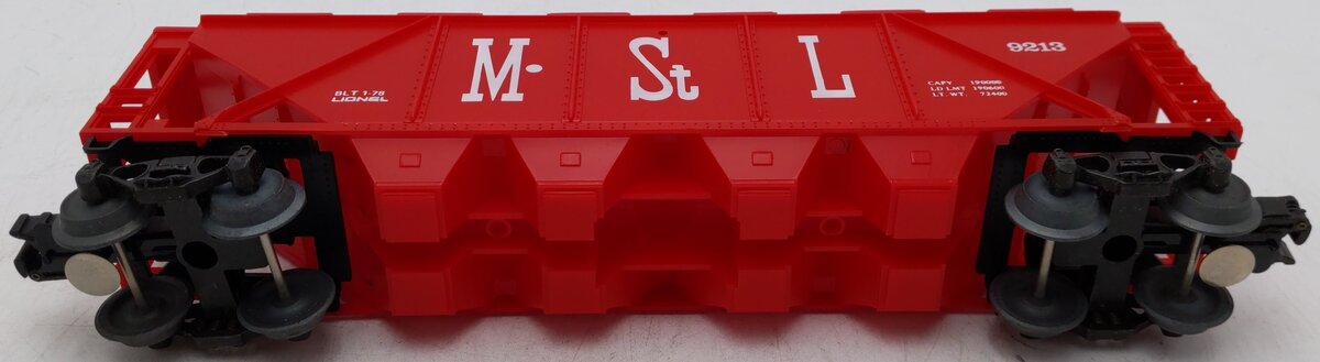 Lionel 6-9213 O Gauge Minneapolis and St. Louis Covered Quad Hopper EX/Box