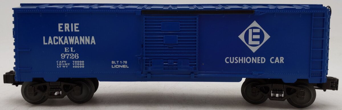 Lionel 6-9726 O Gauge Erie Lackawanna Box Car EX/Box