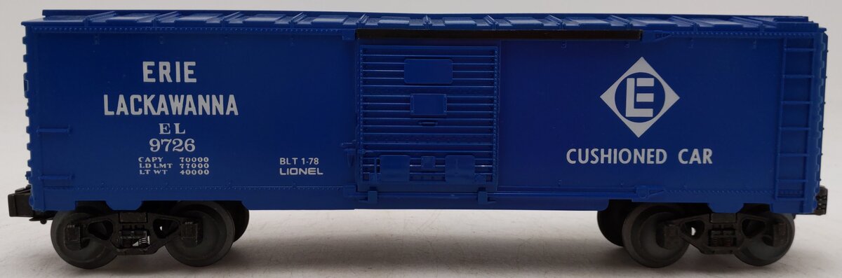 Lionel 6-9726 O Gauge Erie Lackawanna Box Car EX/Box
