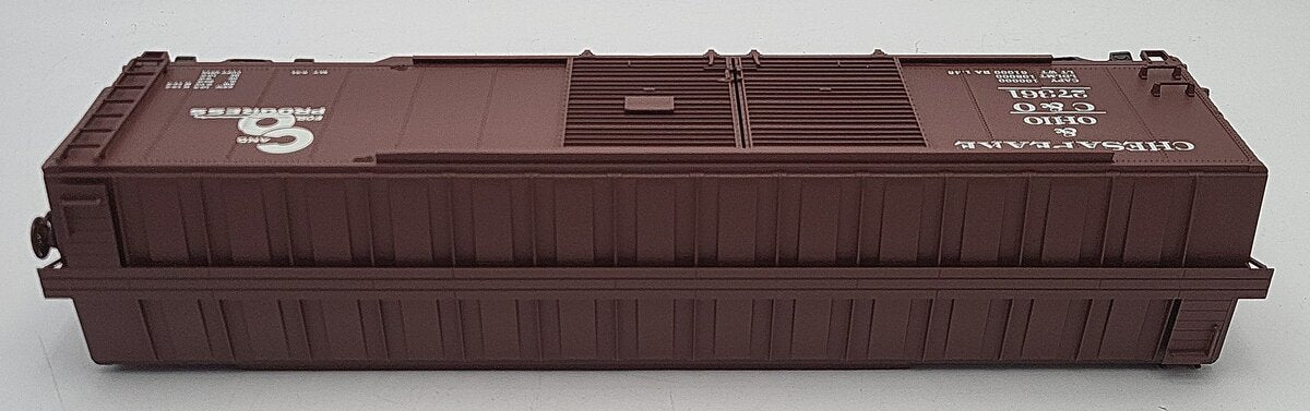 Pecos River SB-0119-1 O Scale Chesapeake & Ohio Double Door Boxcar (2Rail) LN/Box