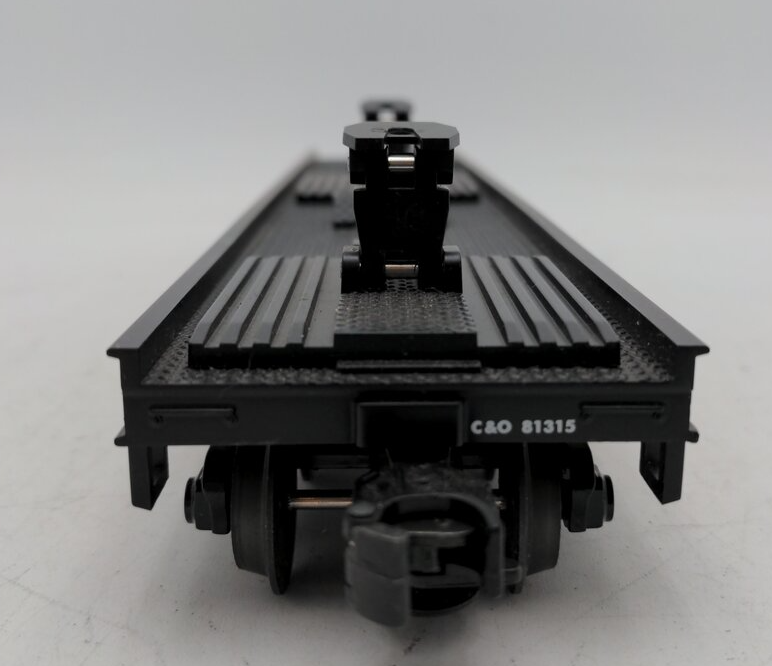 MTH 20-90015B O Gauge Chesapeake & Ohio Flatcar w/ Trailers #81315 EX/Box
