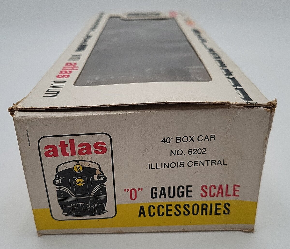 Atlas 6202 O Scale Illinois Central Boxcar #4385 (2 Rail) EX/Box