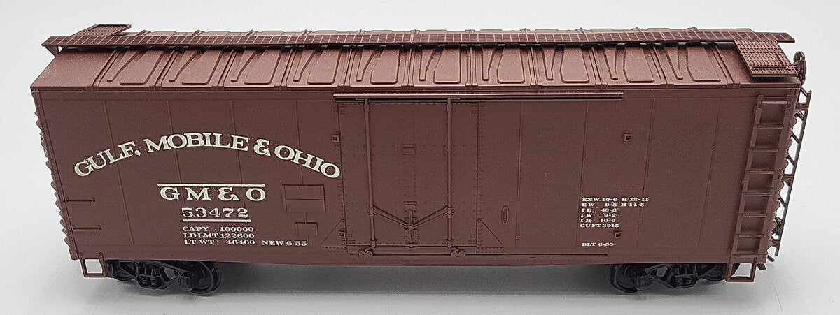 Atlas O scale Gulf Mobile & Ohio Boxcar #53472 2-Rail VG