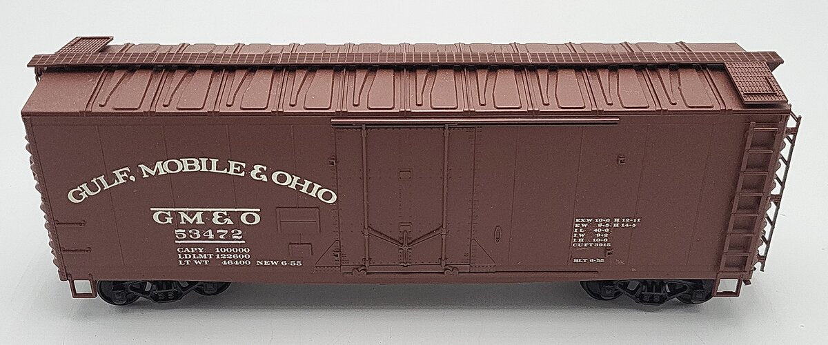 Atlas O scale Gulf Mobile & Ohio Boxcar #53472 2-Rail VG