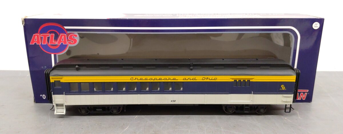Atlas 2001263-1 O Chesapeake & Ohio 60' Heavyweight Combine #458 - 2 Rail LN/Box