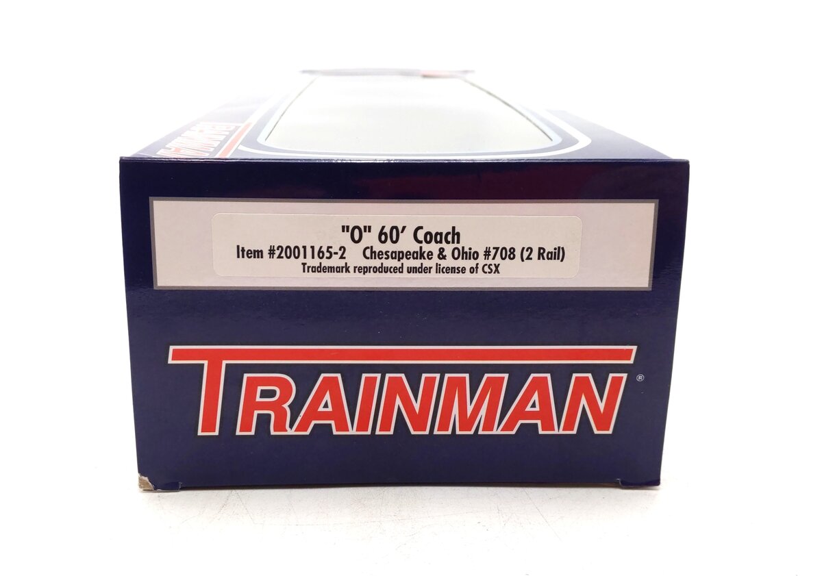 Atlas 2001165-2 O Chesapeake & Ohio Trainman 60' Passenger Coach #708 (2-Rail) LN/Box