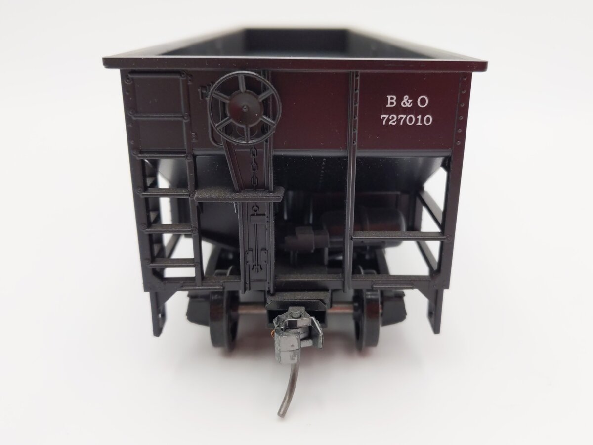 Weaver O Scale Baltimore & Ohio 2-Bay Hopper Car #727010 (2-Rail) EX