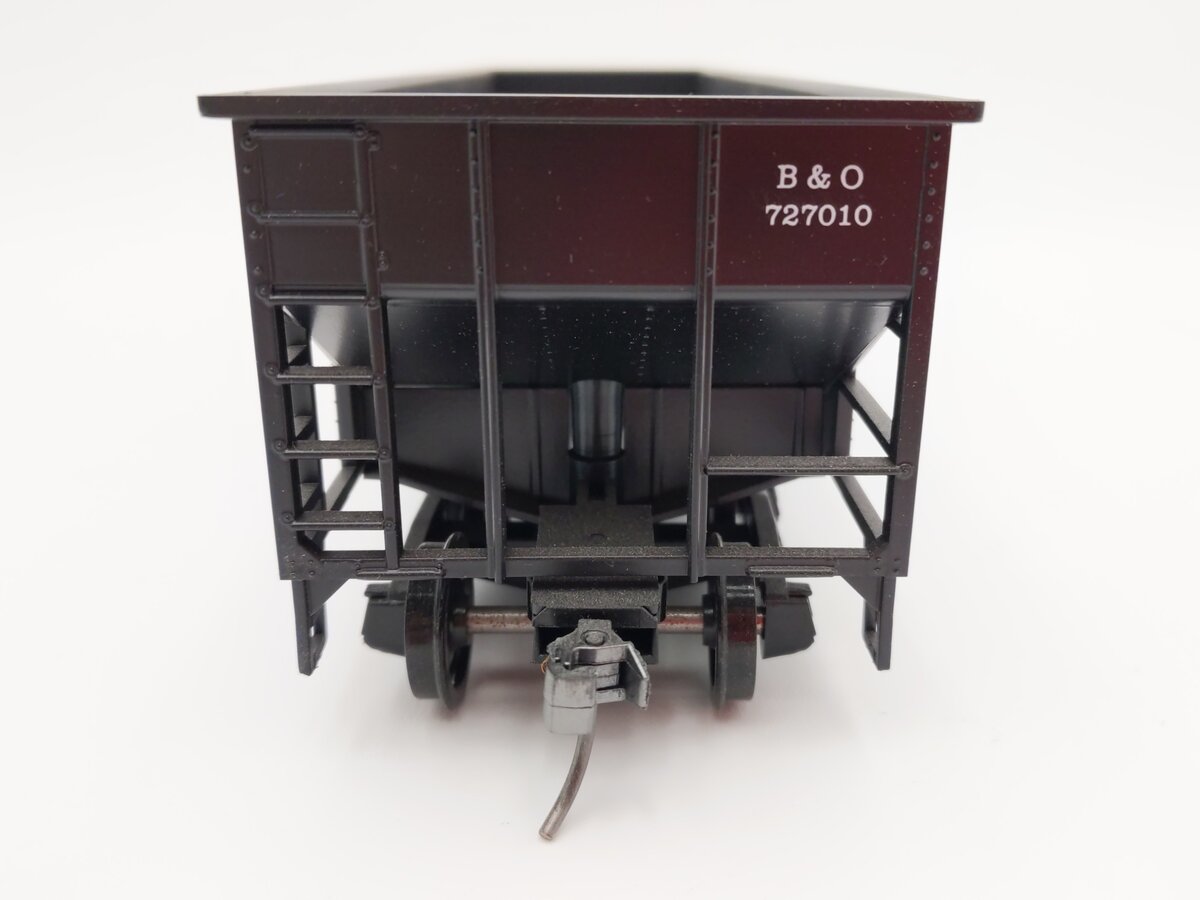 Weaver O Scale Baltimore & Ohio 2-Bay Hopper Car #727010 (2-Rail) EX