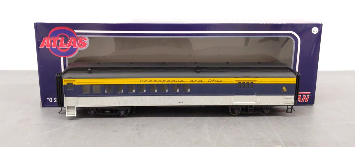 Atlas 2001263-2 O Chesapeake & Ohio 60' Heavyweight Combine #459 - 2 Rail LN/Box