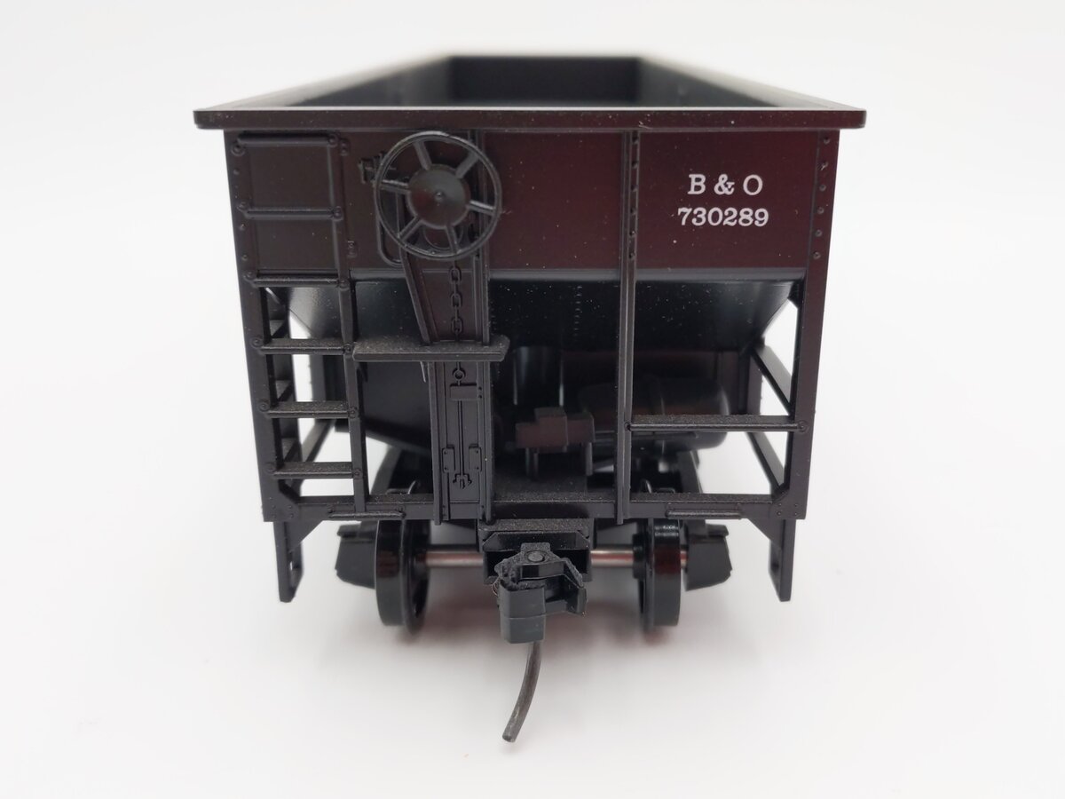 Weaver O Scale Baltimore & Ohio 2-Bay Hopper Car #730289 (2-Rail) EX